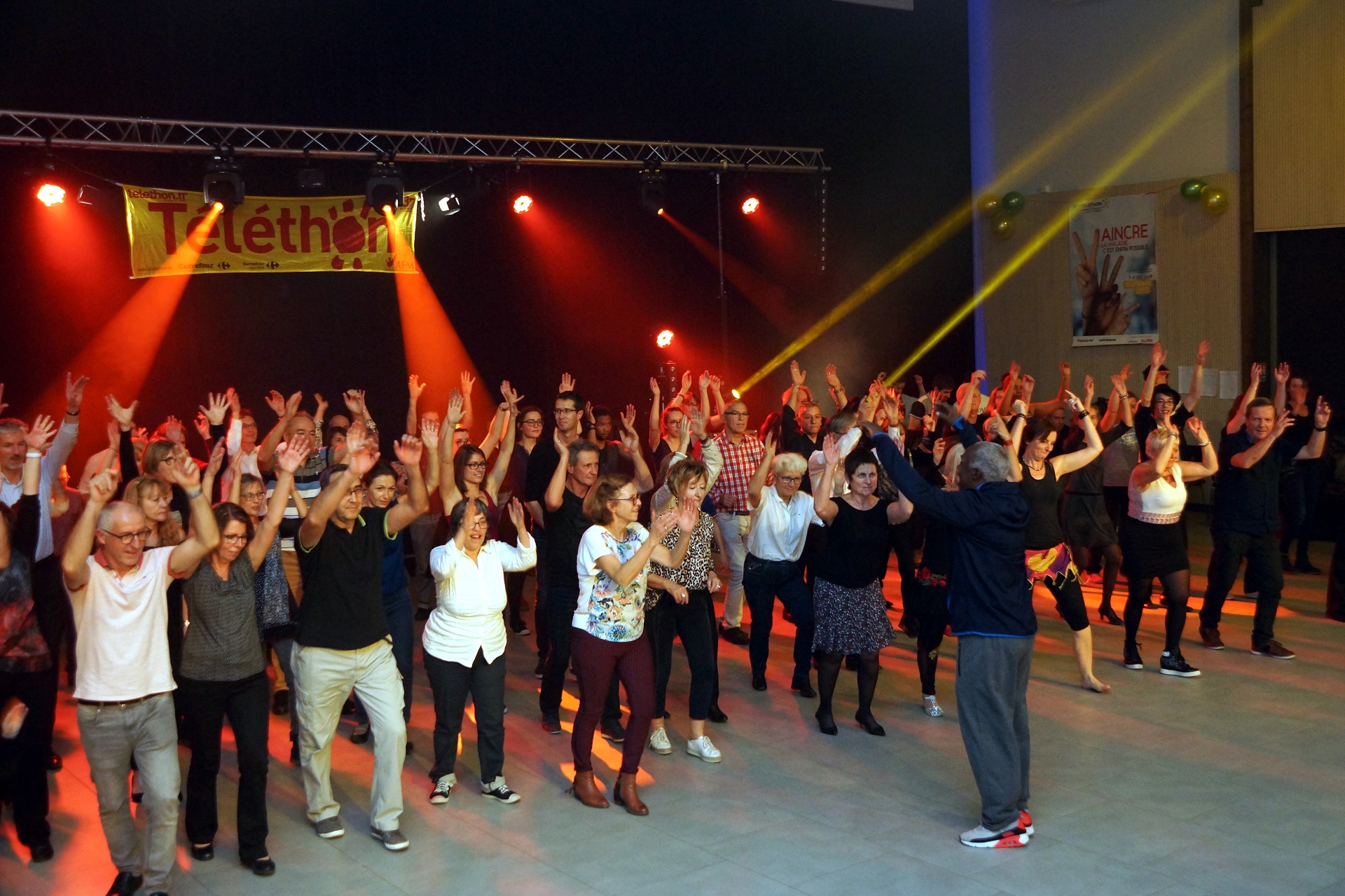 soiree du telethon festive et dansante organisee par danser a castanet l association de danse a deux castanet tolosan a cote de toulouse